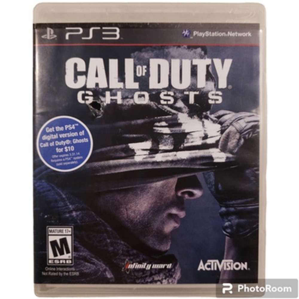 Call of Duty Ghosts PS3 Sony PlayStation 3 CIB Complete Activision Tested